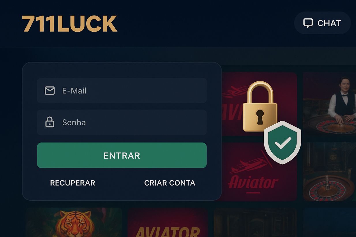 Use o login rápido no 711LUCK e jogue com prazer